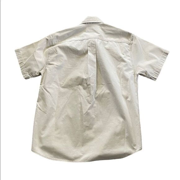 NWOT WOOLRICH Khaki Button Down Shirt Size Medium - Picture 2 of 5